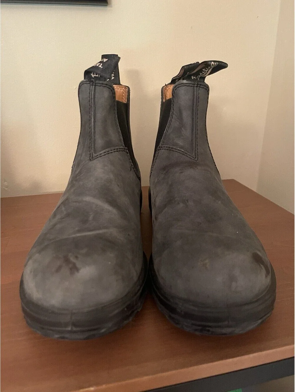Blundstone All Terrain Leather Chelsea Boots Charcoal UK 7.5 US 8.5 Men